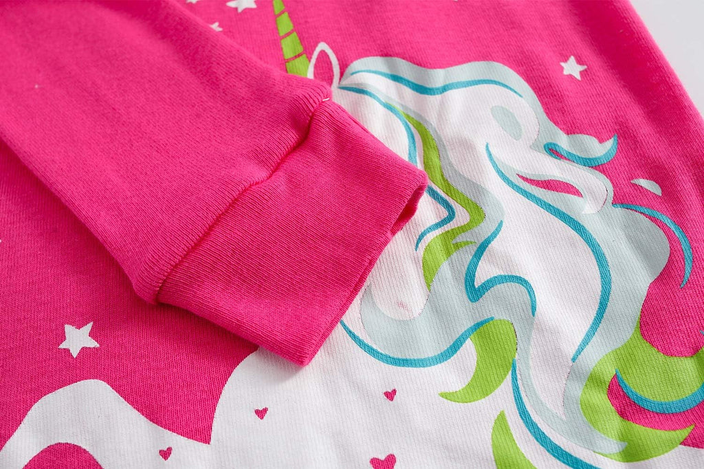 Girls Pajamas Toddlers Cotton Longsleeve Sleepwear 18M
