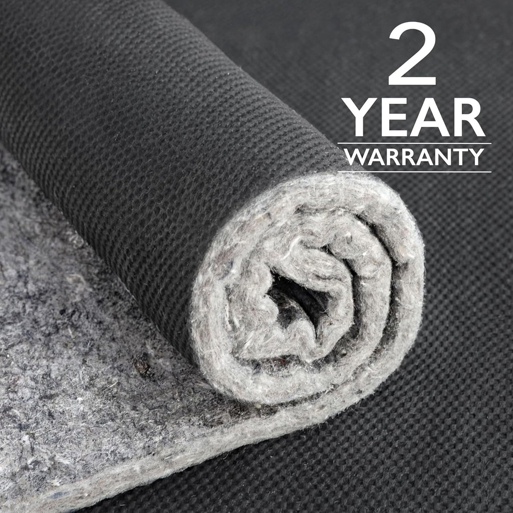 Dual Surface - 8'x10' - 1/2" Thick - Felt + Rubber - Non-Slip Backing Rug Pad - Adds Comfort and Protection - Set of 80