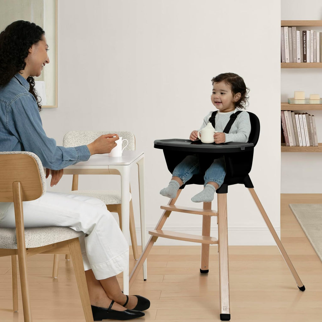 BabyGap Otto 3-in-1 High Chair - High Chair Converts to Toddler Dinning Chair and Booster Seat - Dishwasher Safe Meal