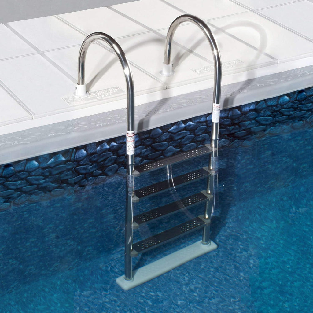 Wave Premium Stainless Steel in-Pool Ladder for Above Ground Pools