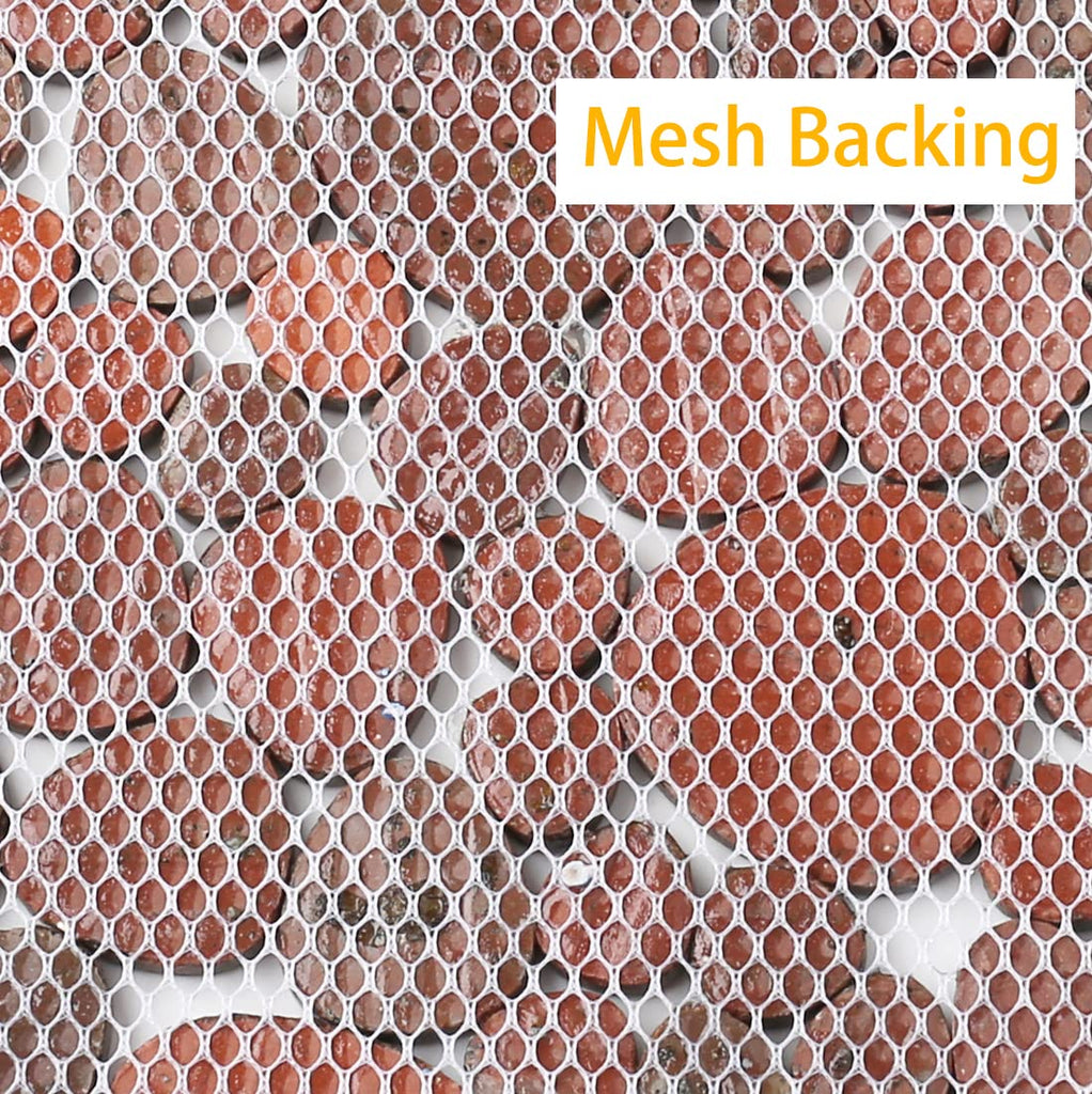 Pebble Tile for Shower Floor Aqua Cobalt Blue Mosaic Backsplash Tiles (5 Sheets)