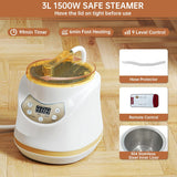 Springspa Portable Steam Sauna Box with 3L & 1500W±10%, Personal Sauna Tent with 9 Adjustable Heat Levels