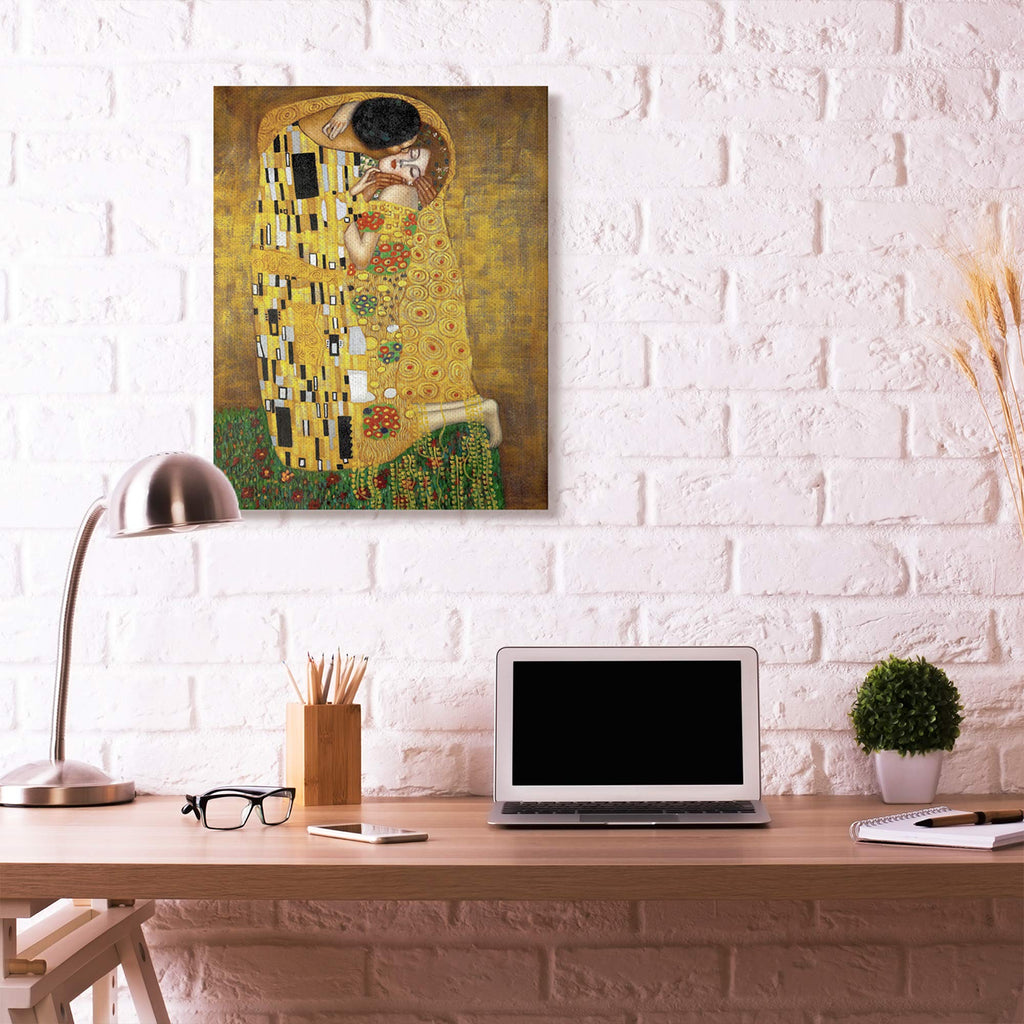 Klimt Love Geometric Classical, 30 x 40 Inch Canvas Wall Art