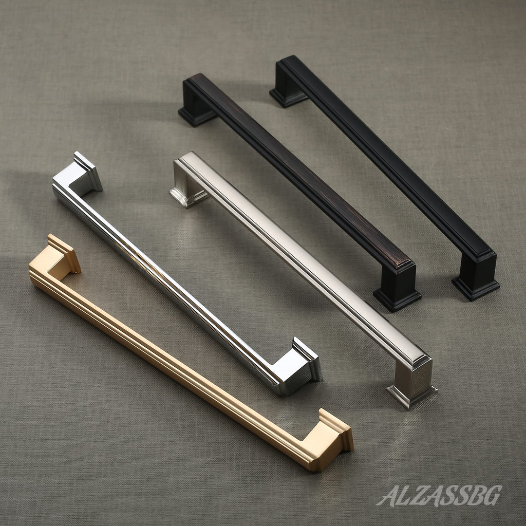 7-1/2" Brushed Brass Cabinet Pulls and Handles 10 Pack, AL3071BB