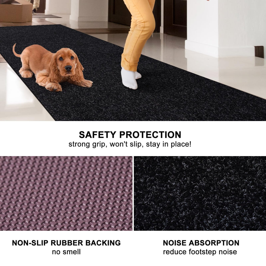 2Ft x 8Ft Outdoor Runner Rug Non Slip Carpet Runner Rubber Backing