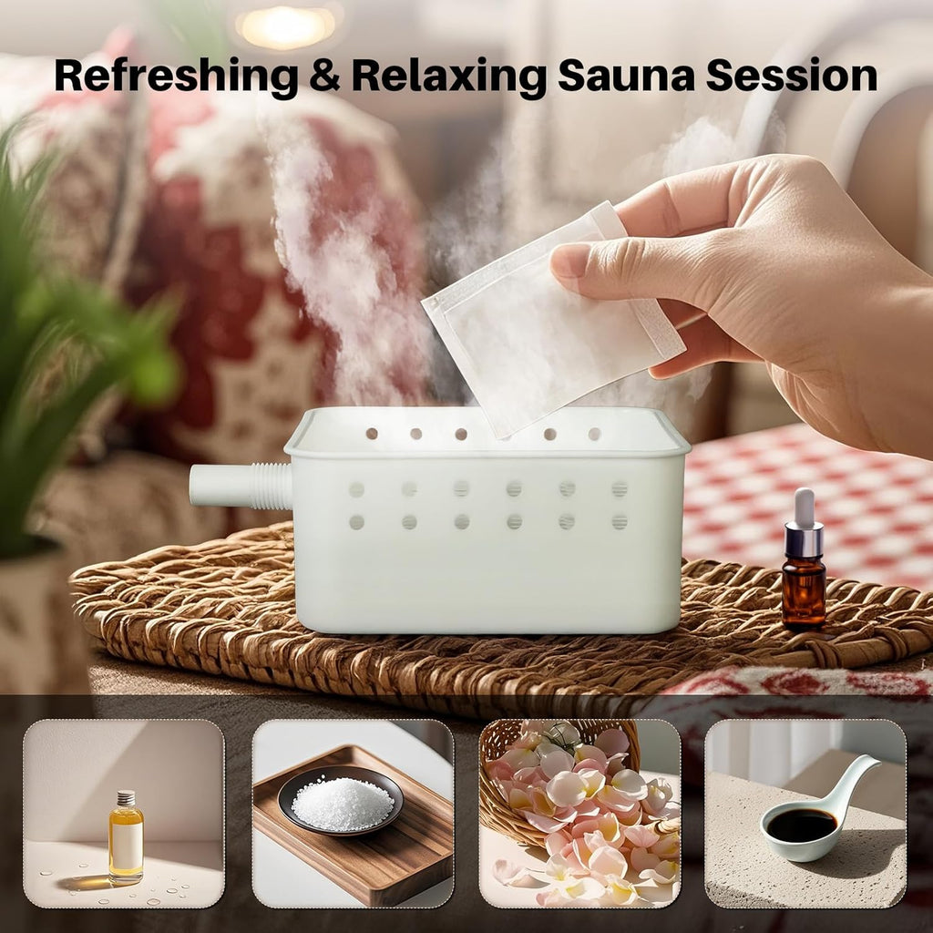 Portable Steam Sauna for Home, Personal Full Body Sauna Tent with 2.6L 1000W Steamer