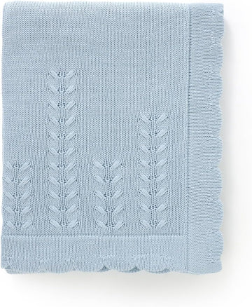Cotton Baby Blanket Newborn Breathable Knit Receiving Blanket