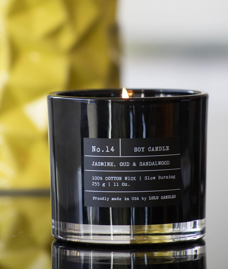 Jasmine, Oud & Sandalwood Soy Blend Jar Candle, 11 Oz.