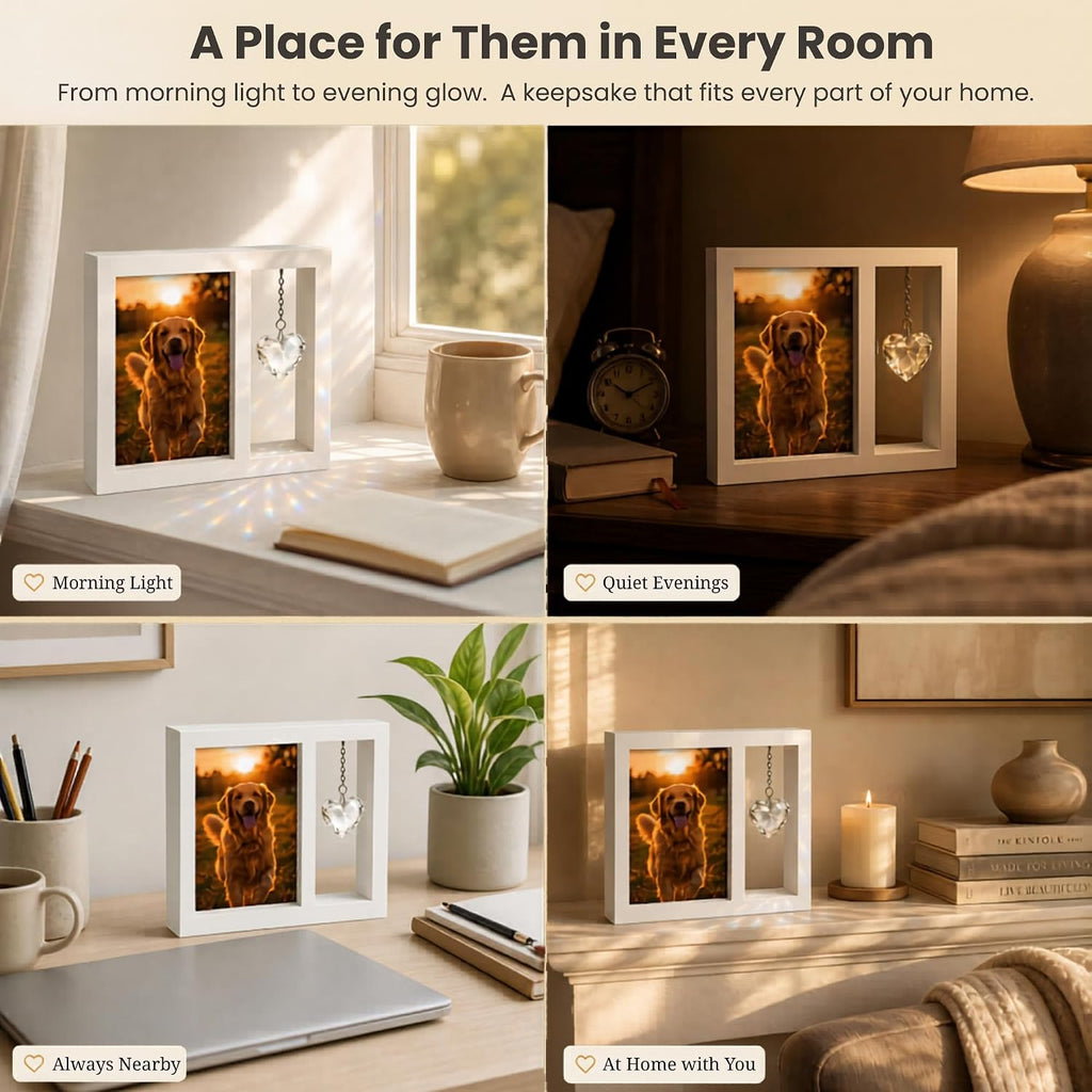 Dog Memorial Gifts for Loss of Dog, 4x6 Pet Picture Frame Keepsake