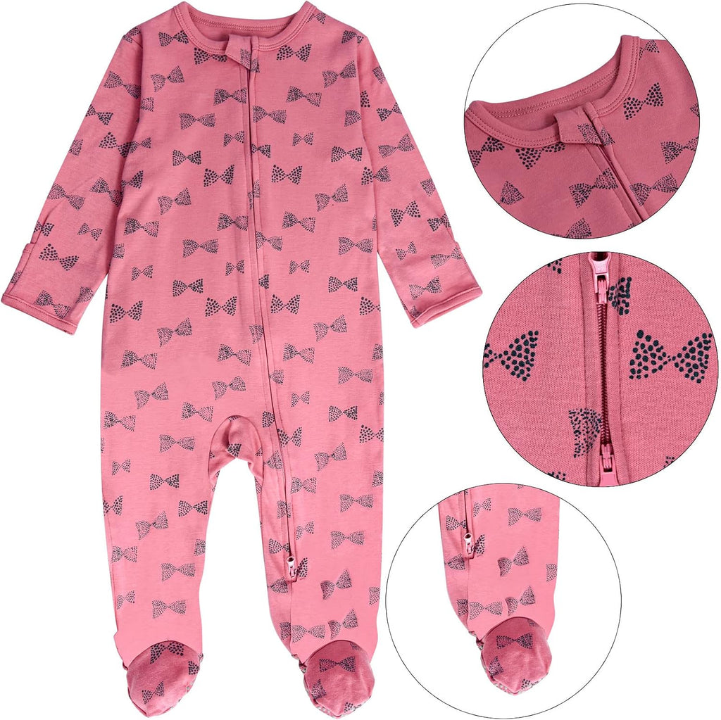 Baby Cotton Footed Pajamas Long Sleeve Sleeper