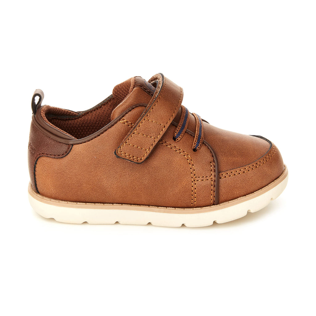 Boys Ethan Dress Shoe, Tan, 5 Toddler