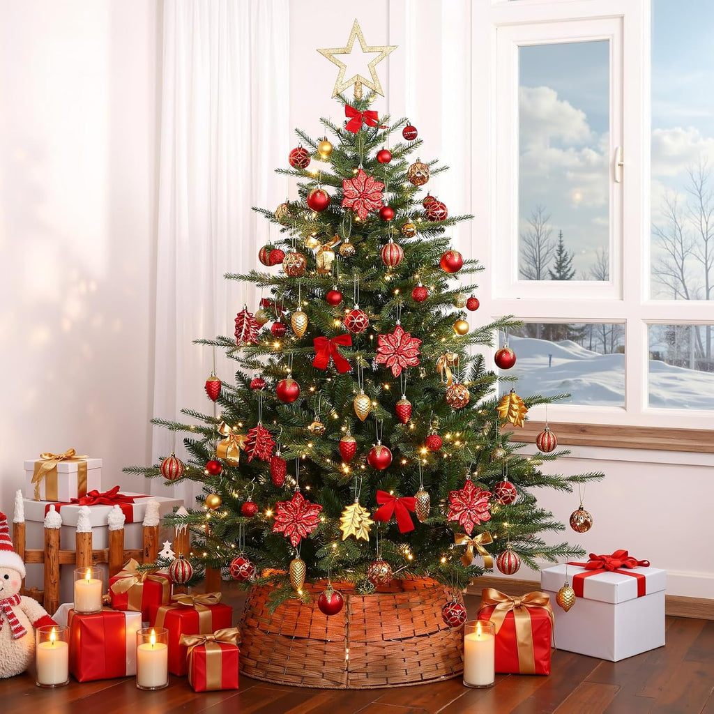 Christmas Ball Ornaments Decorations - Set of 106