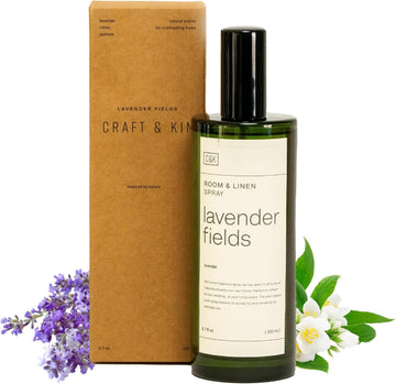 Premium Lavender Room Spray - Long-Lasting Air Freshener - Natural Essential Oil Linen & Pillow Spray - Odor