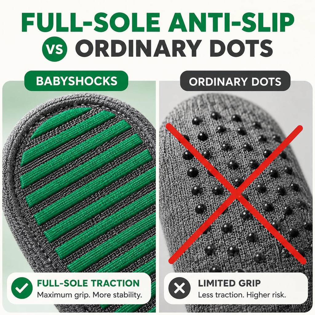 Full-Sole Non-Slip Baby Grip Socks 2-Pack