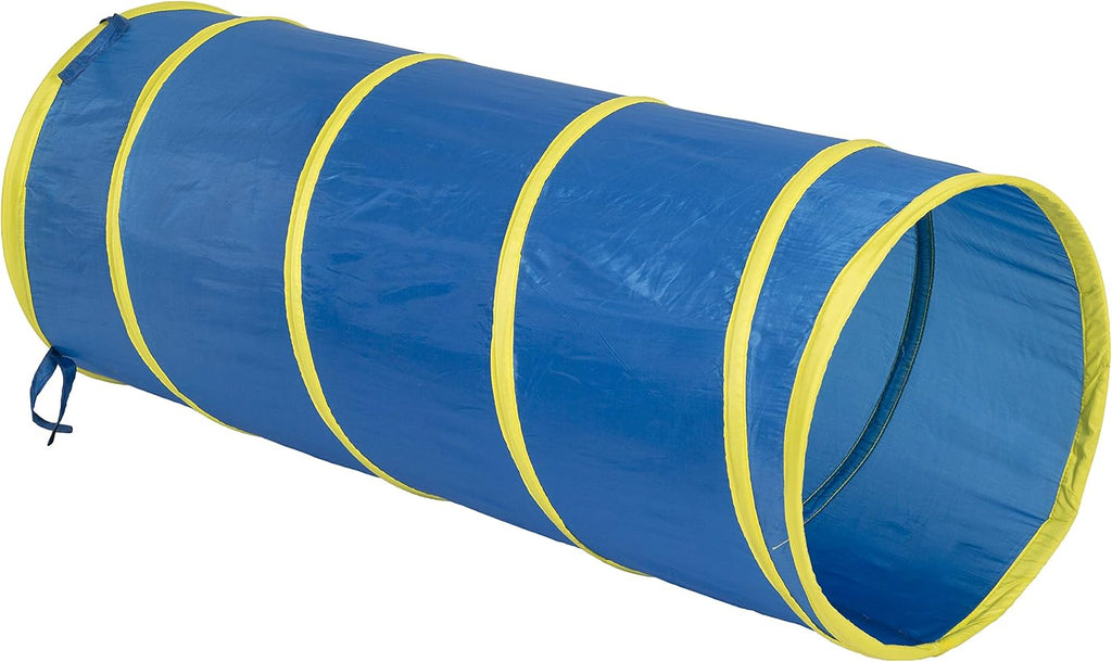 Kids Hide-Me Dome Tent and Crawl Tunnel Combo for Indoor/Outdoor Play Red/Yellow/Blue Large