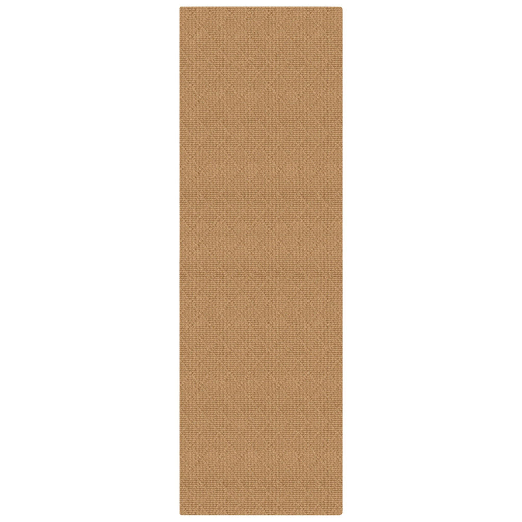 Washable Runner Rug, 2x6 Ft, Warm Tan