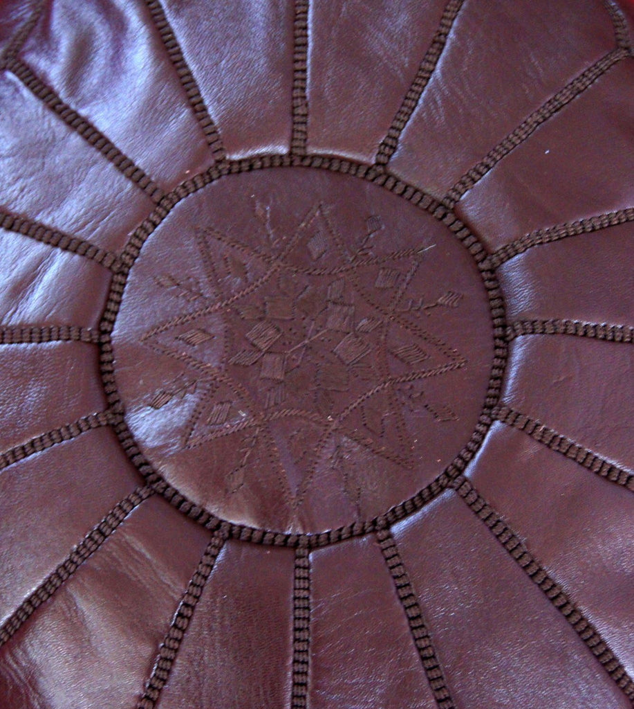 Pouf Footrest Hassock Leather Luxury Footstools Cover Satifaction Guarranteed