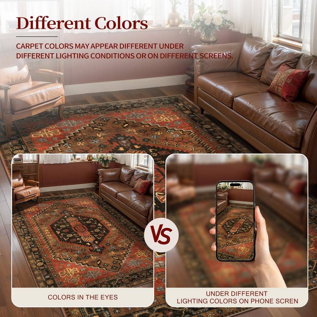 8ft Round Area Rugs, Soft Circle Carpet