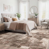 Abstract Living Room Rug 8x10 - Modern Washable Soft Thin Area Rug for Living Room Bedroom Under Dining Table