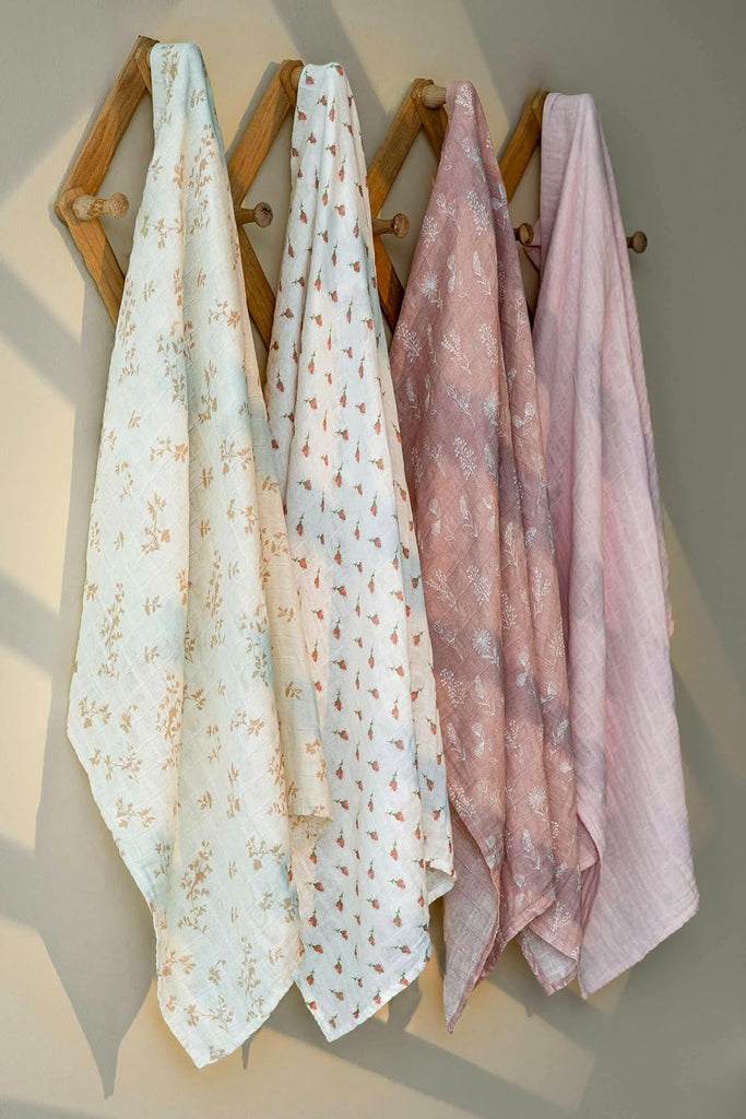 Muslin Swaddle Blankets, Cotton Receiving Blanket