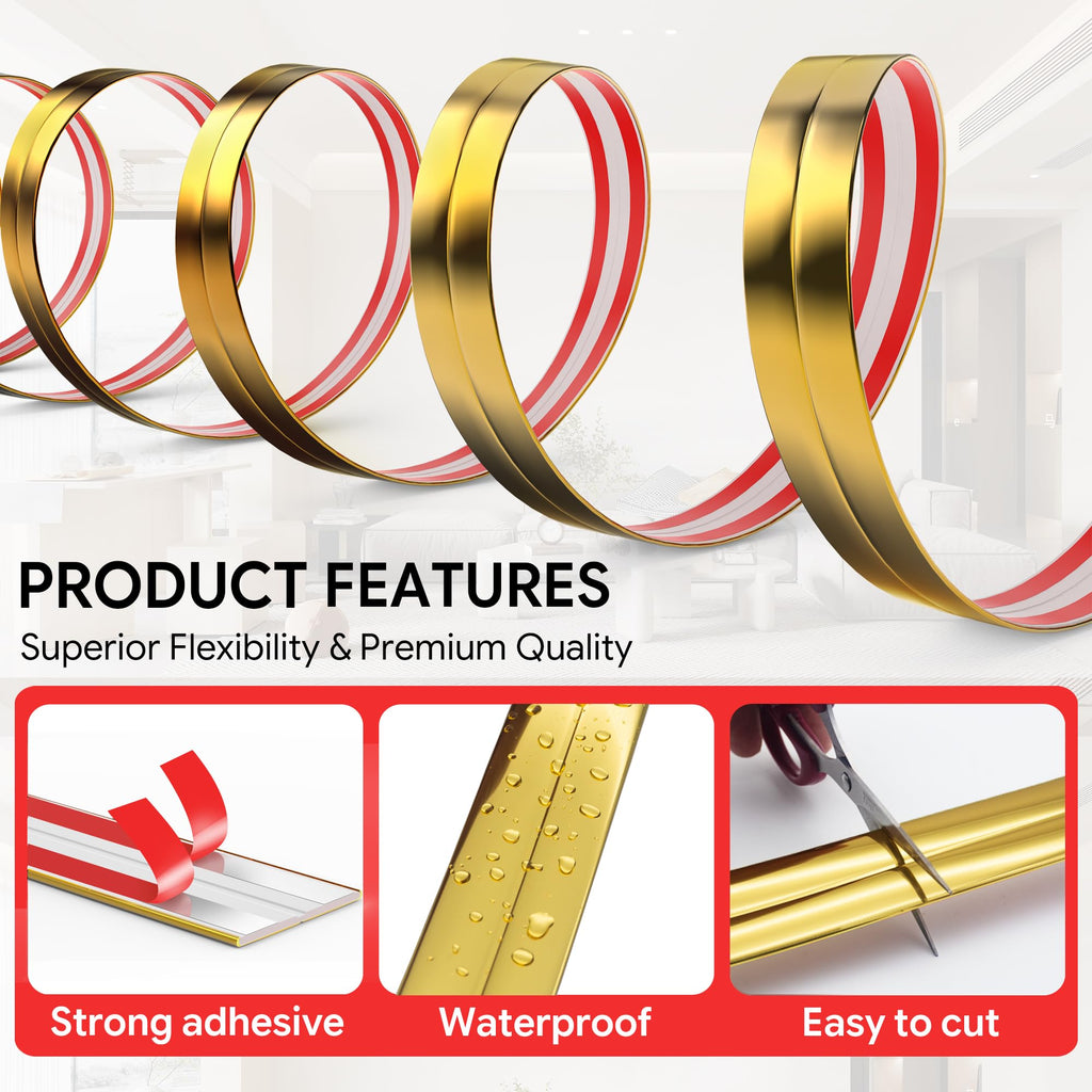 Wall Corner Protector Peel and Stick Corner Trim Molding