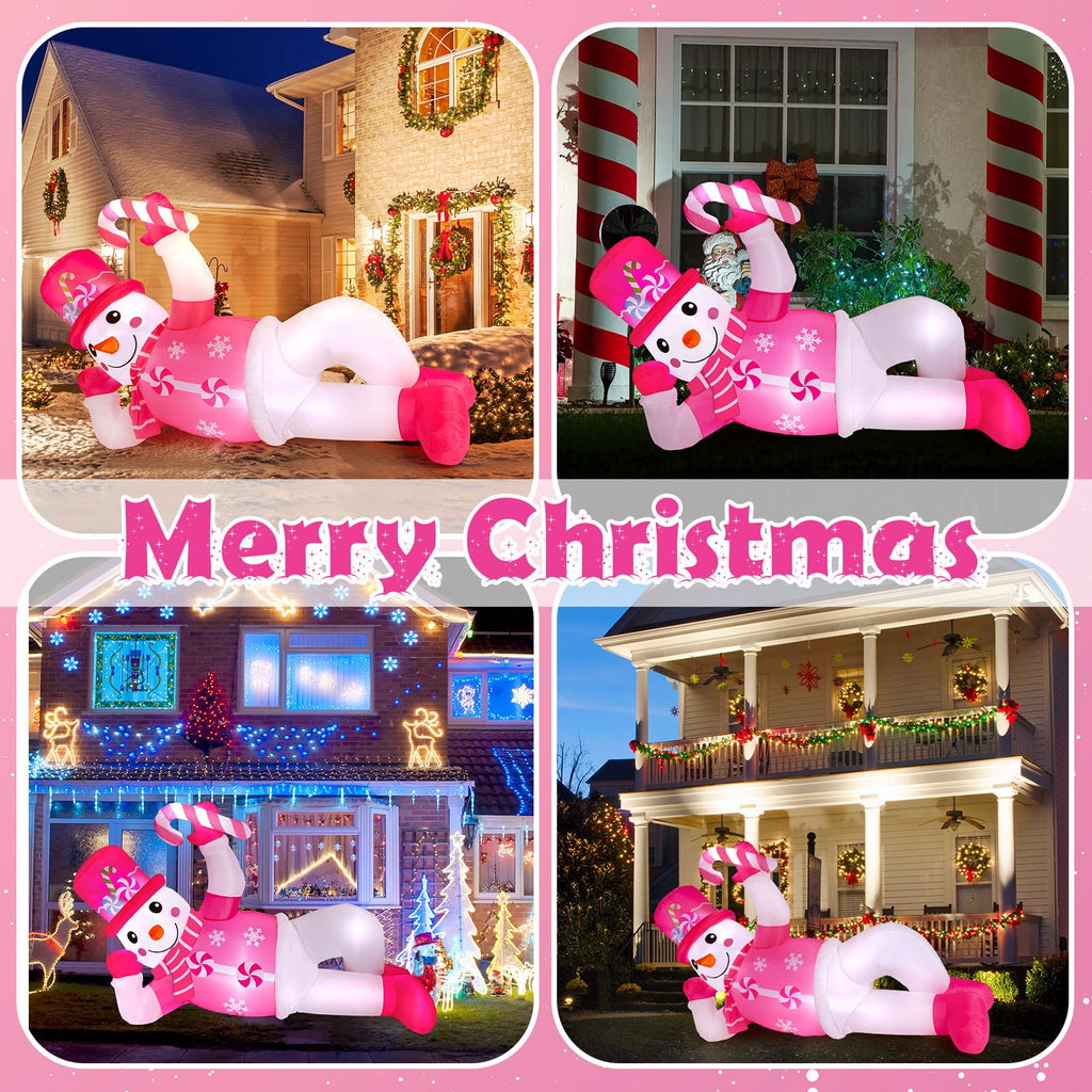 6 FT Christmas Inflatables Snowman Outdoor Decorations