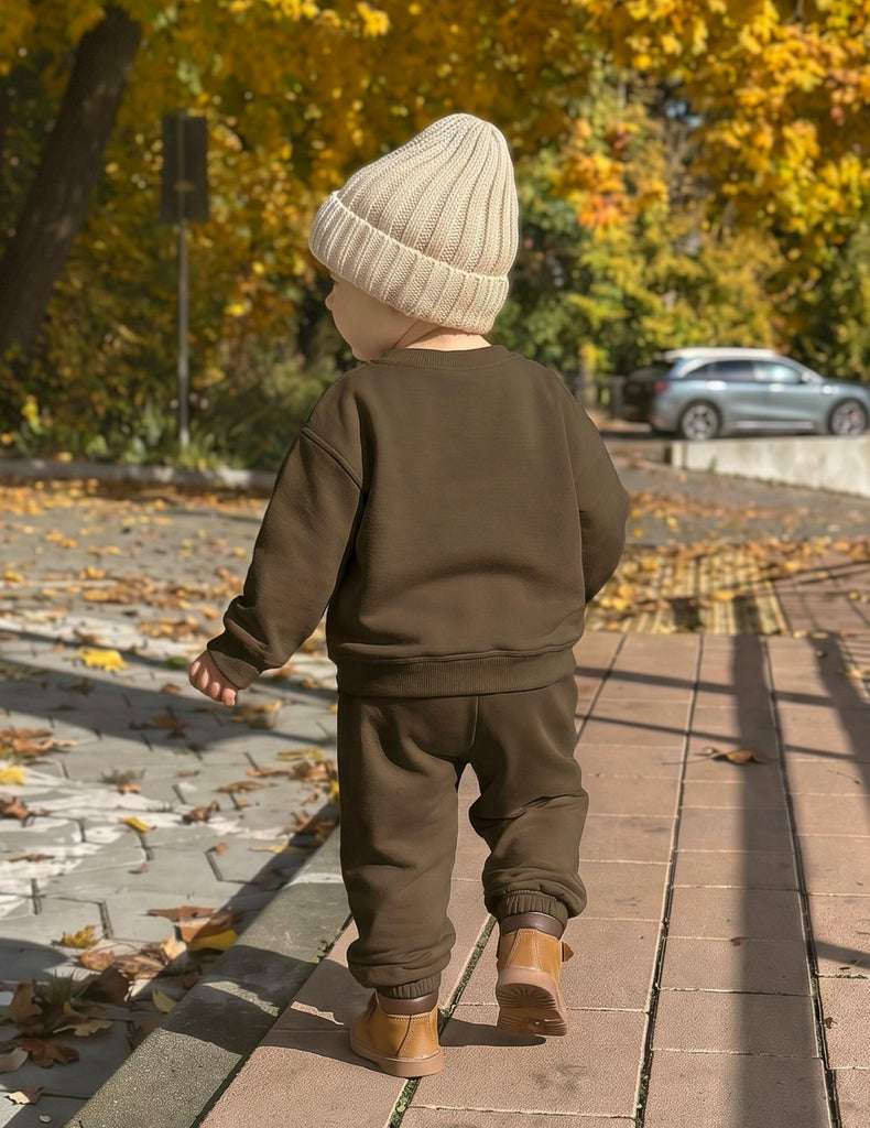 Toddler Baby Boy Clothes Fall Winter Sweatshirt & Sweatpant Set