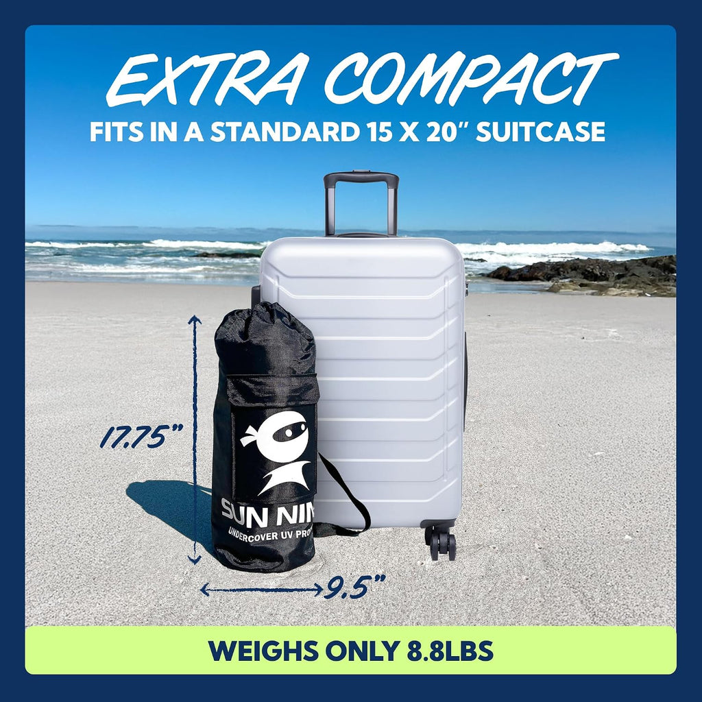 Beach Tent Sun Shelter UPF50+ - Easy Pop Up Beach Canopy - Outdoor Shade Trips, Fishing, Backyard Fun Picnics