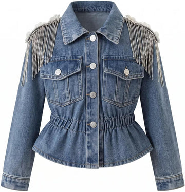 Girls Denim Jackets - Trendy Button-Up Outerwear for Kids