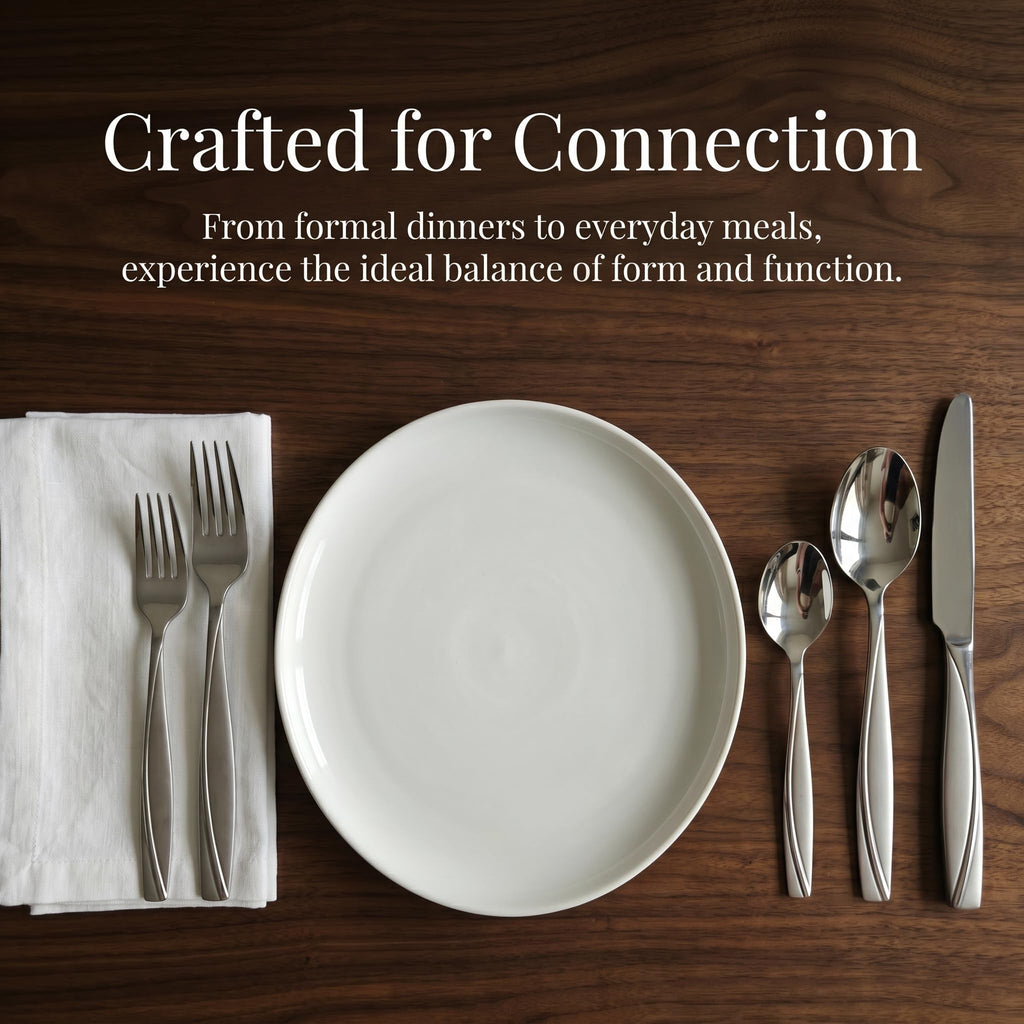 30-Piece Stainless Stee Silverware Set for 6