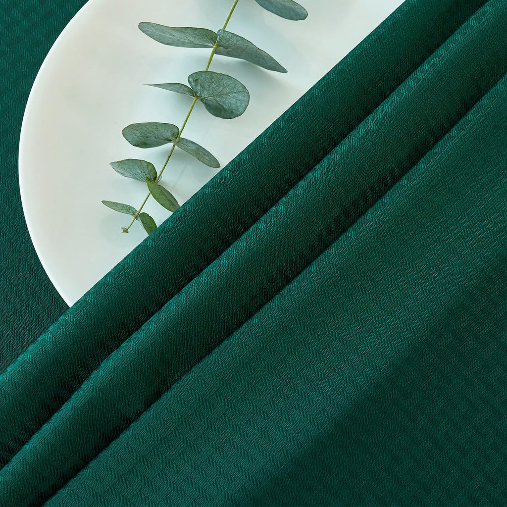 Rectangle Tablecloth Weaved Design Water Resistant Wrinkle Free Spill-Proof Soft Table Cloth Decoration, Banquet