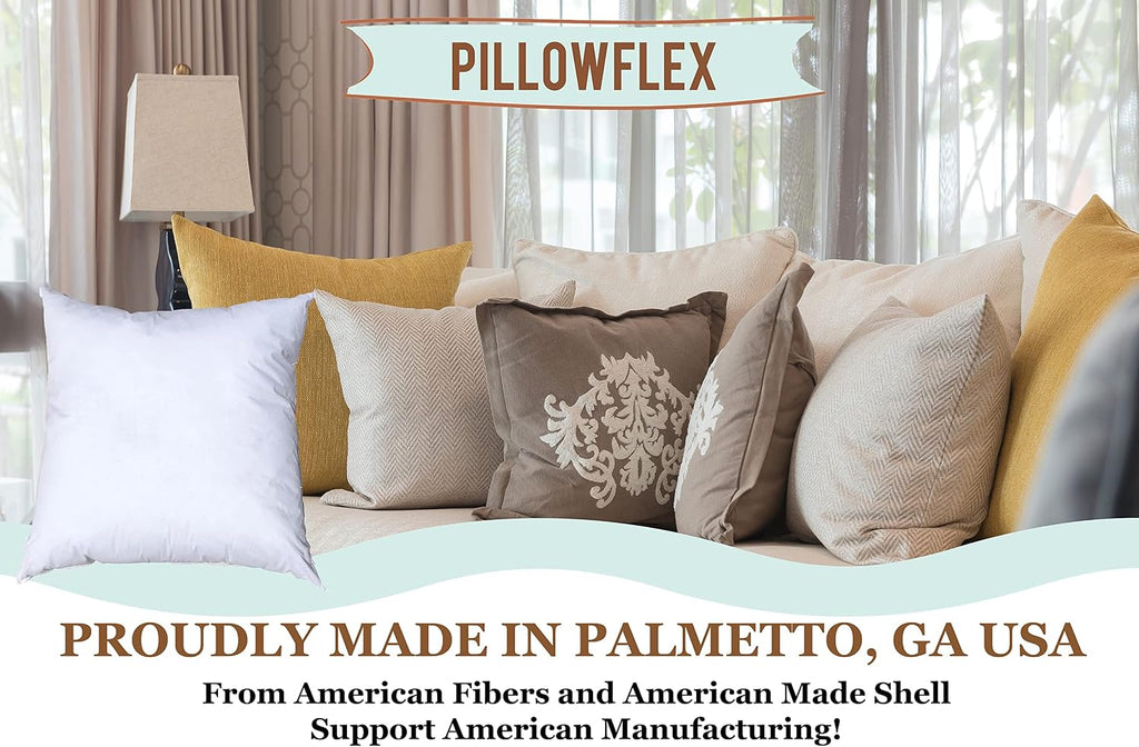 Premium Polyester Pillow Insert - 20x20 Soft Decorative Pillow
