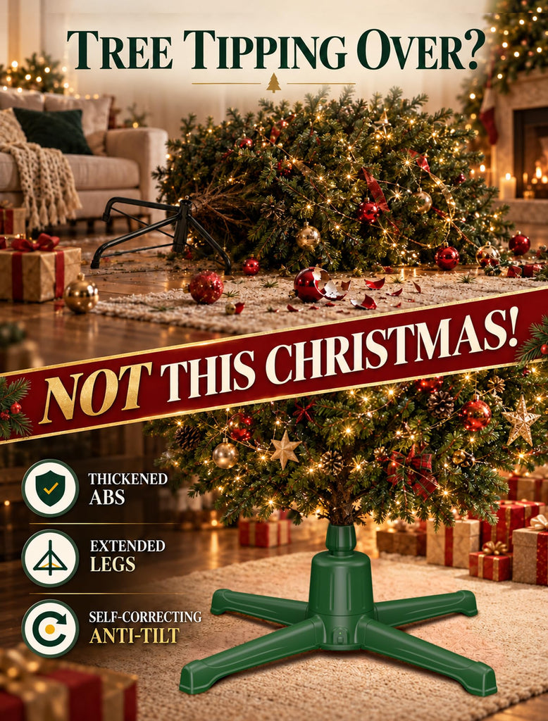 Rotating Christmas Tree Stand for 9 ft Artificial Trees
