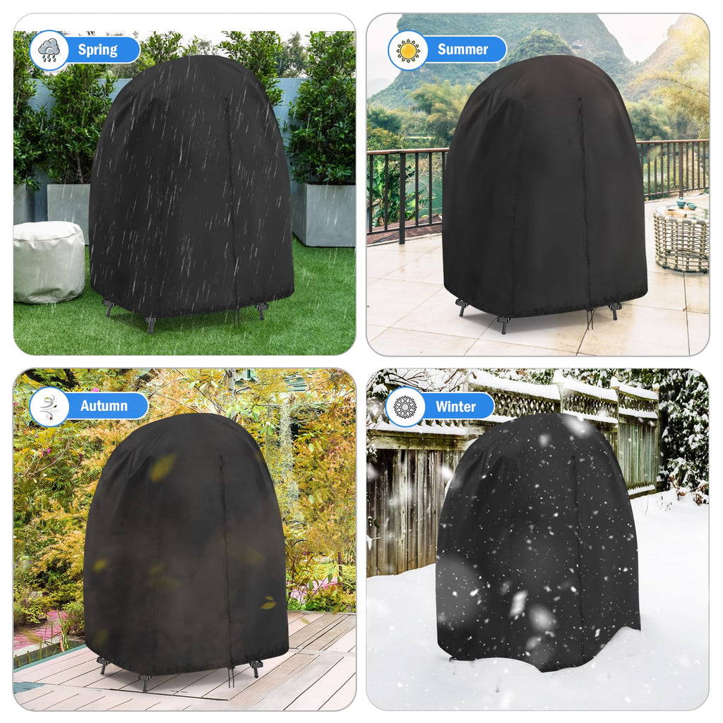 Outdoor Egg Chair Cover, Standing Egg Chair Cover-56x45x78inch