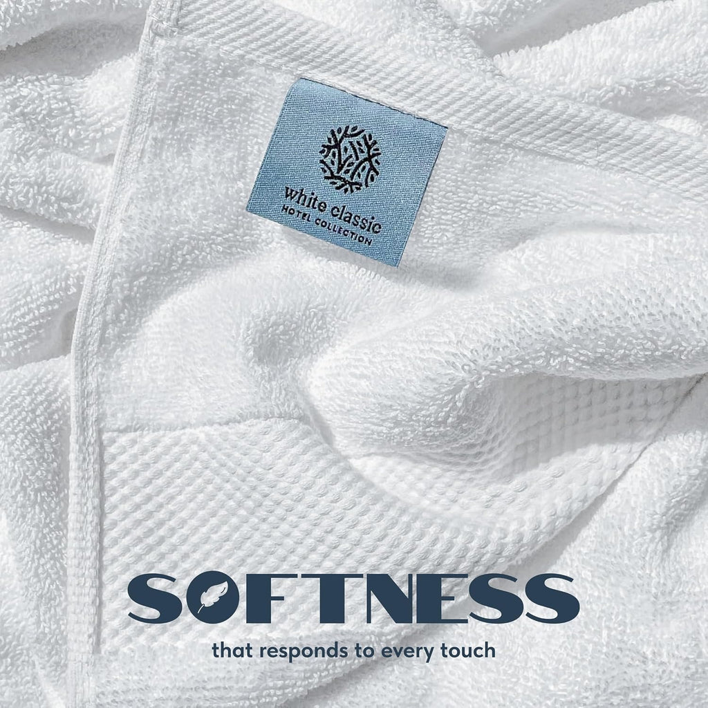 Luxury Bath Towels Set of 4 Large - 700 GSM Turkish Cotton Ultra Soft Bath Towels 27x54 | Highly Absorbent and Quick