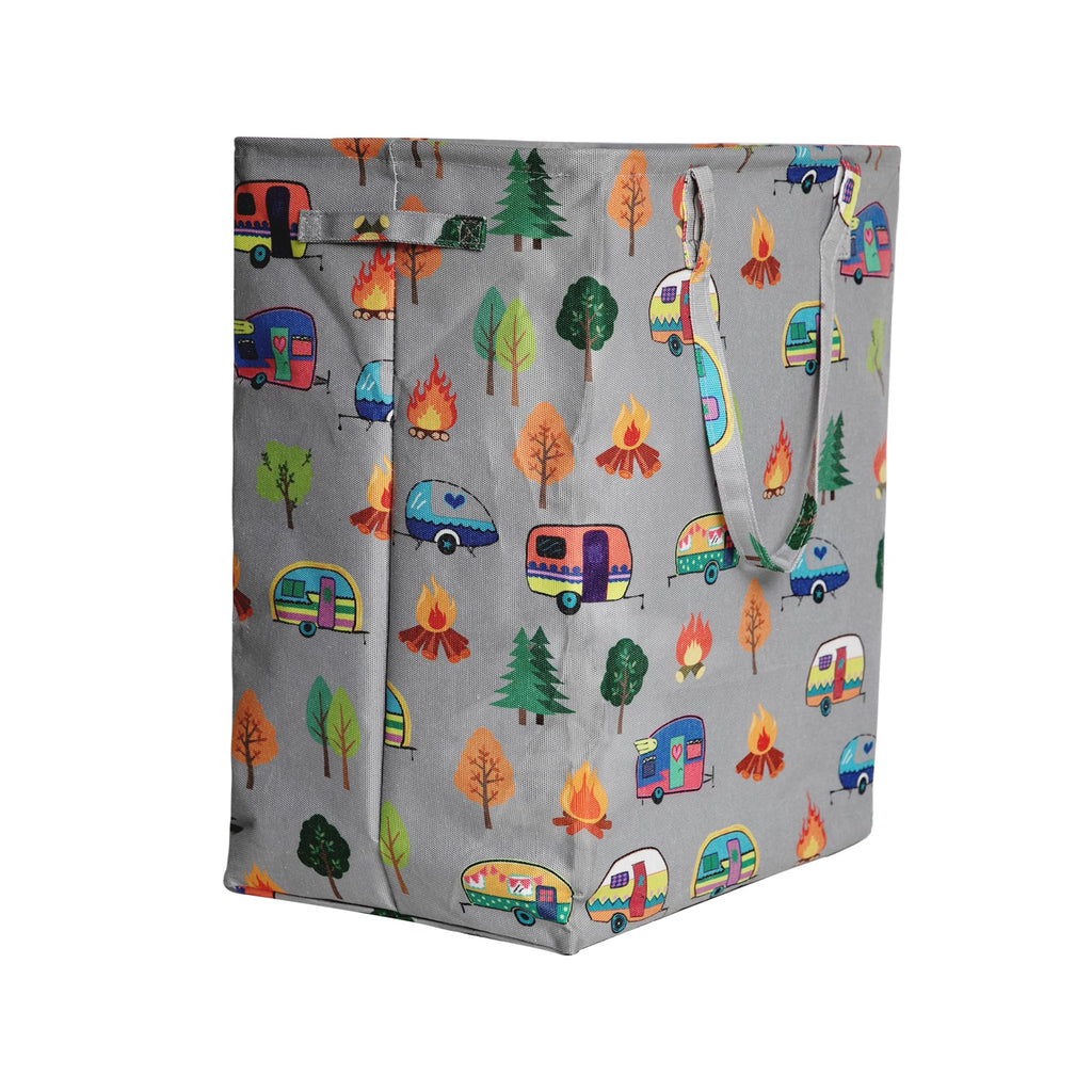 2-Pack Collapsible Laundry Hamper, Laundry Sorter, Laundry Baskets with Two Colors for Easy Separation