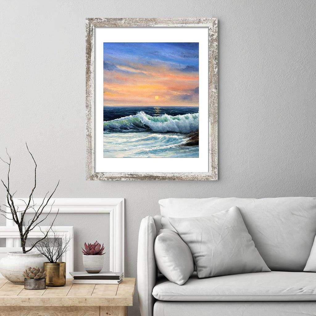 18x24 Frame in Distressed White, Gallery Frame for Wall Mounting, 2 Pack