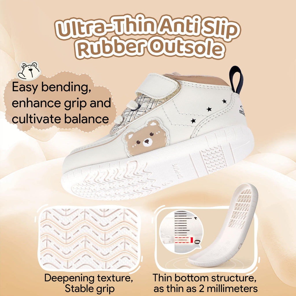 Baby Boys Girls Winter Warm Shoes Infant First Walker Shoes Barefoot Sneakers Non Slip Lightweight Comfortable Shoes