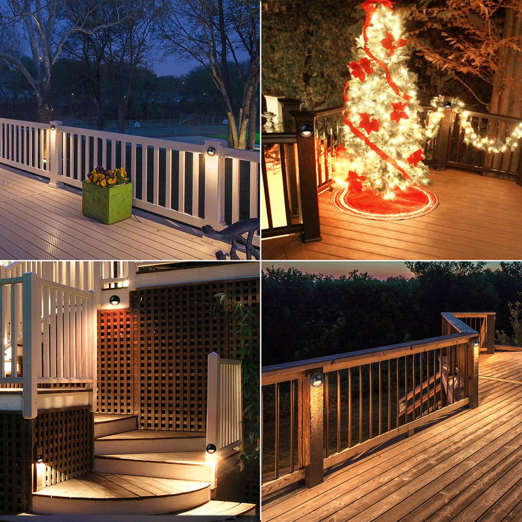 5CCT 3.74inch Low Voltage LED Deck Lights, Black