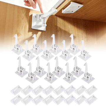 Cabinet Locks (Pro Extended - 16 Pack) - Cabinet Locks Baby Proofing