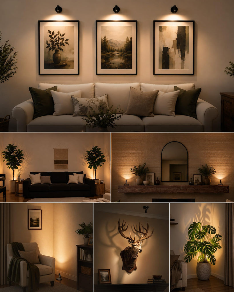 Indoor Spotlights, Picture Lights for Wall, Plant Up Lights