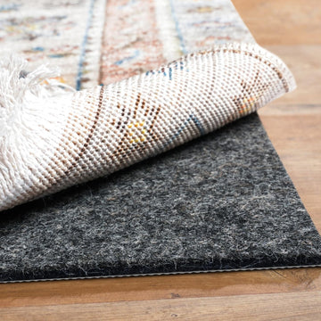 BAGAIL Felt and Natural Rubber Backing Rug Pads 1/4" Thick, 8 x 10 Ft Non Slip Carpet Gripper Keep Rugs in Place - Set of 80