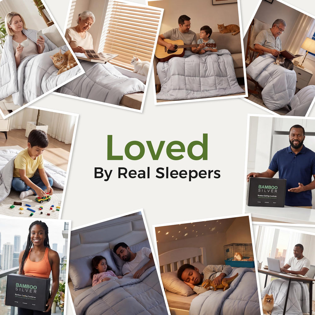 Cooling Comforter Duvet Insert, Hypoallergenic 100% Viscose Derived from Bamboo Shell & Fill - All Season