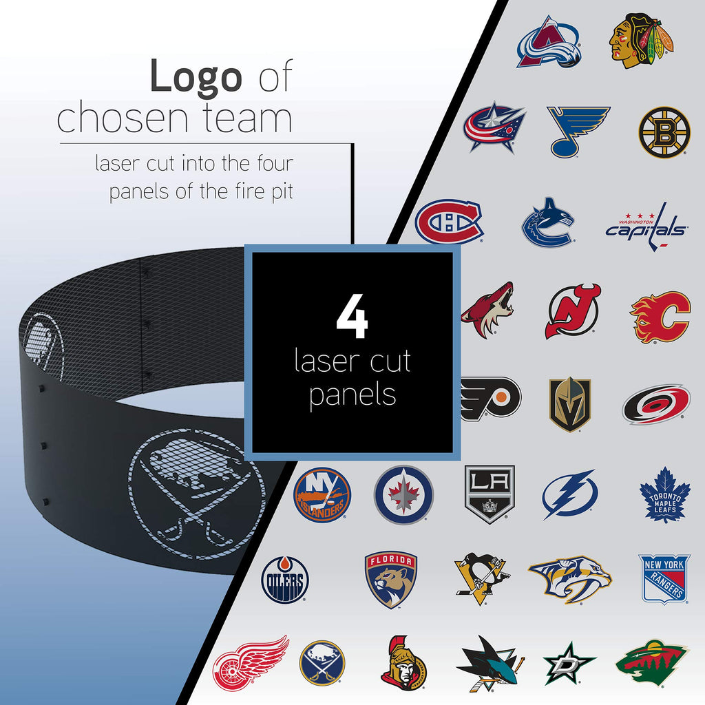 Round Ring Fire Pit, Philadelphia Flyers