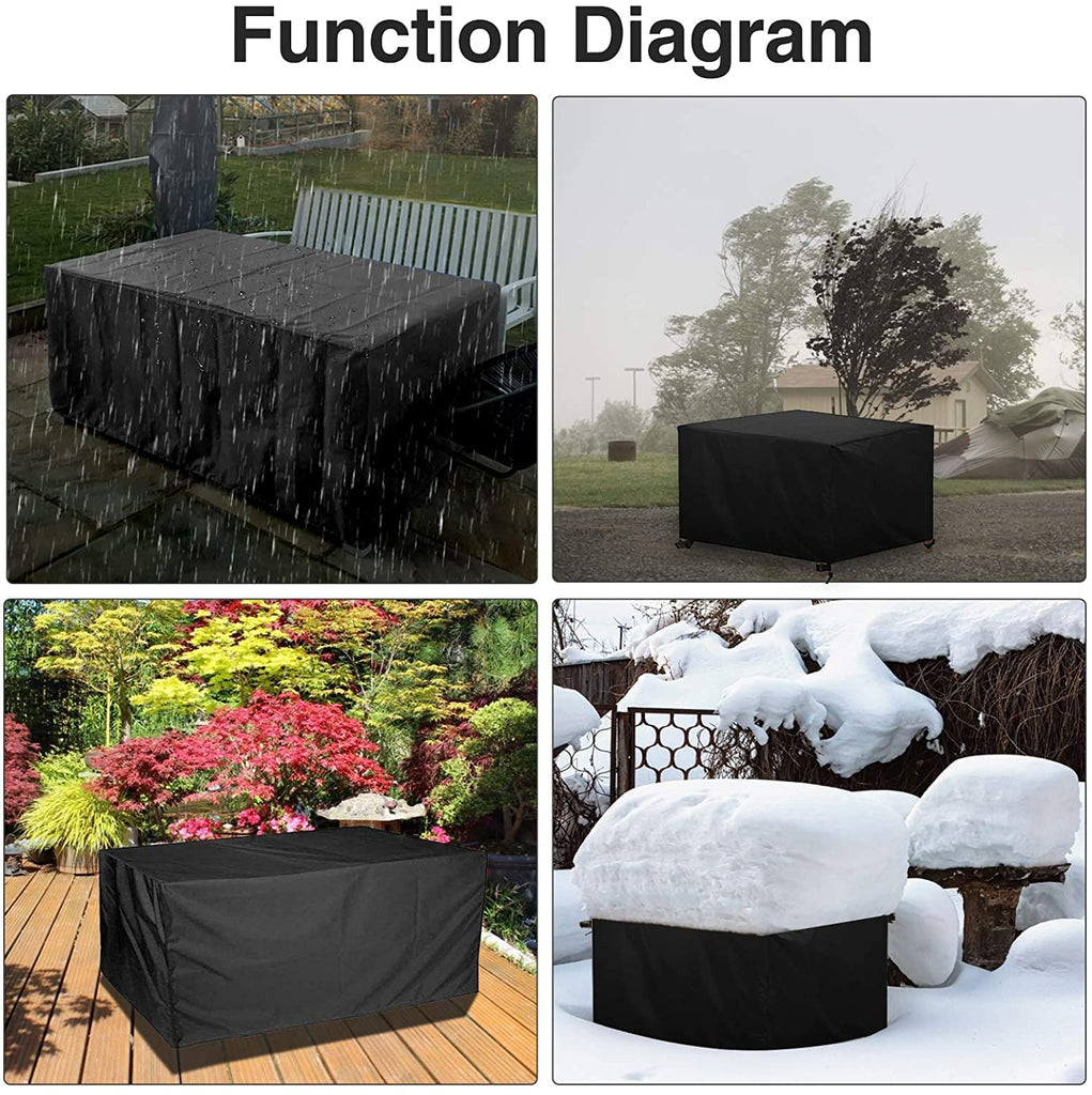 Patio Furniture Covers Rectangular Patio Furniture Covers, custom size available300D Oxford Polyester material