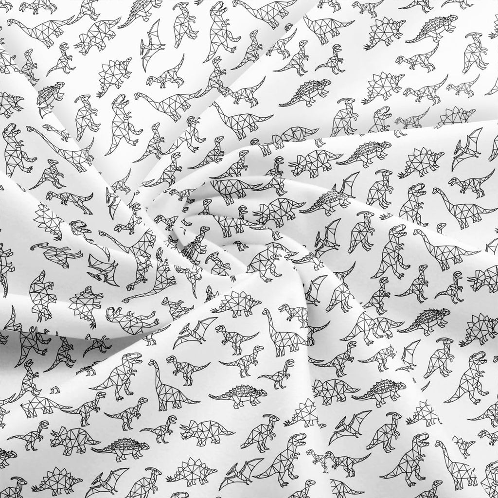 Dinosaur Upholstery Fabric By The Yard, 3D Digital Print Decorative Fabric for Upholstery and Home DIY Projects