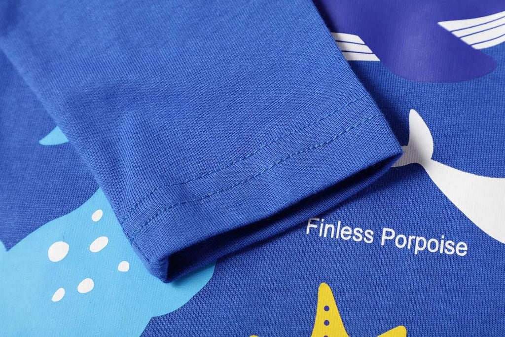 Boys Long Sleeve T-Shirt Cotton Casual Winter Crewneck Basic Active Tops Tee Tunic Shirts 3 Packs Sets