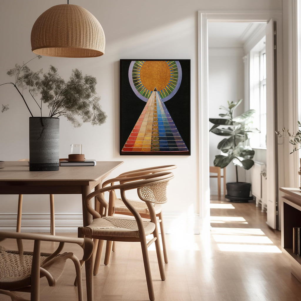 Art Classic Hilma af Klint Poster - Vintage Geometric Print - Gift for Artist, Friend - Altarpiece No. 1, Shapes