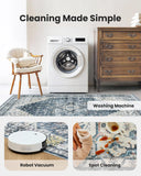 2x6 Washable Runner Rug, Low-Profile Kitchen Rugs with Non-Slip Backing & Durable Edge Binding, Vint