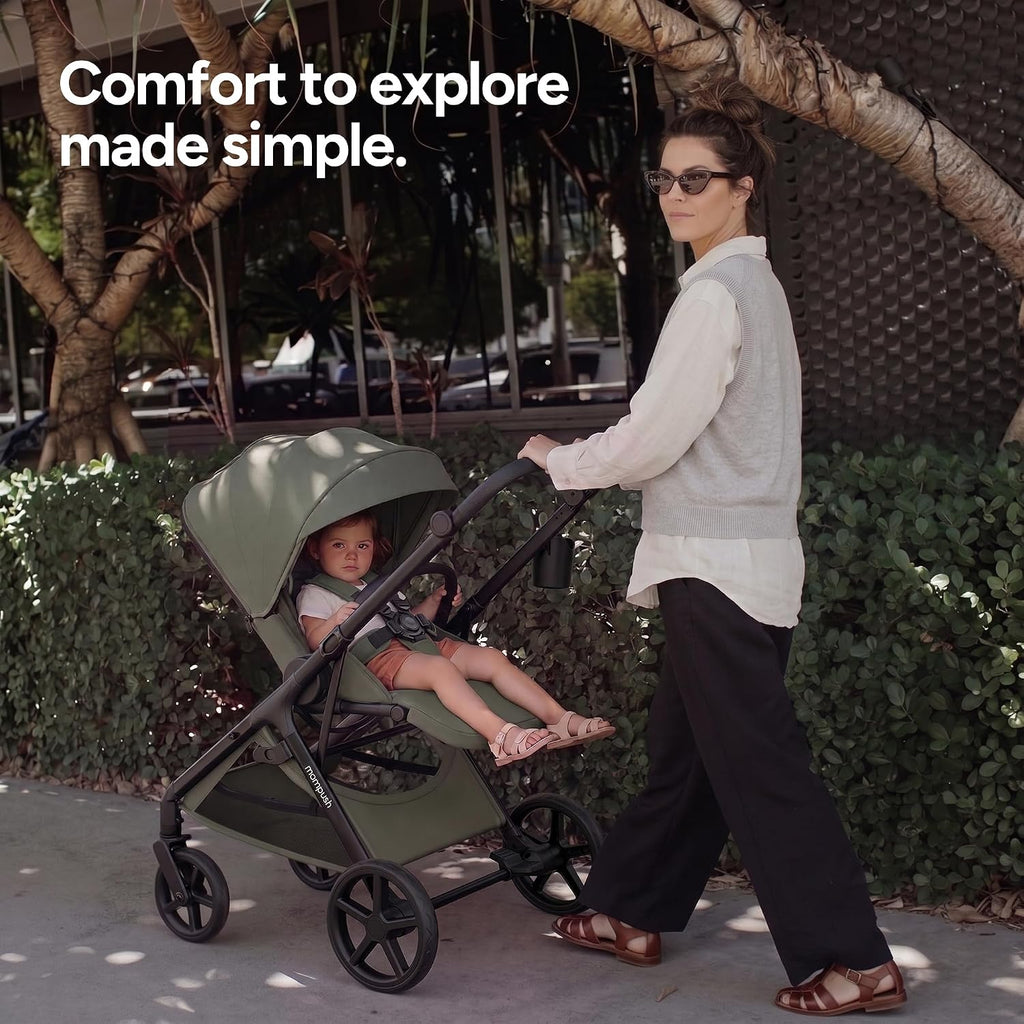 Vira All-Terrain Stroller Compact One-Hand Fold, Newborn to Toddler